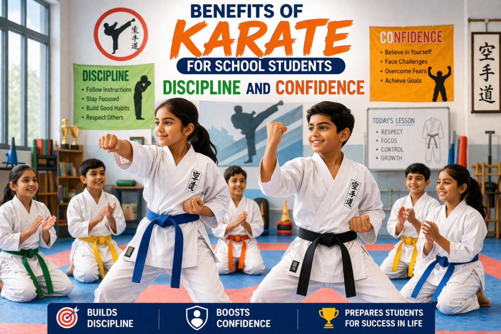 Benefits of Karate for School Students – Discipline and Confidence